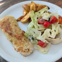 Paniertes Fischfilet aus der Pfanne