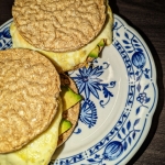 Rezept für Avocado-Burger mit Spiegelei